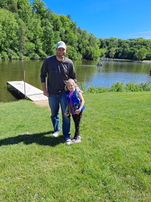 Scott Fishing With Our Niece