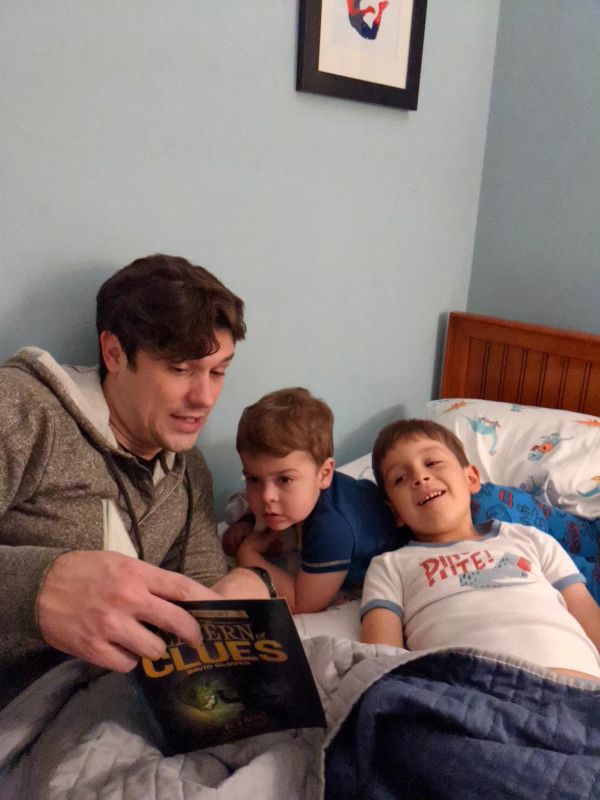 Jack Reading With Our Nephews