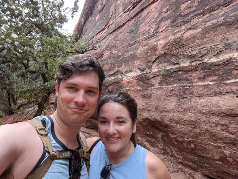 Enjoying a Hike