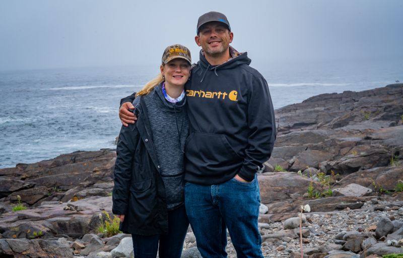 Enjoying the Rocky Coast