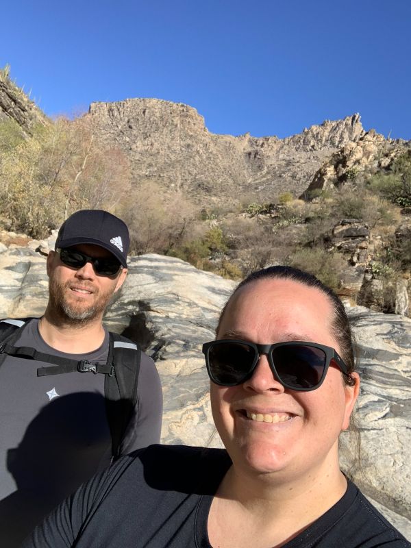 Hiking in Sabino Canyon