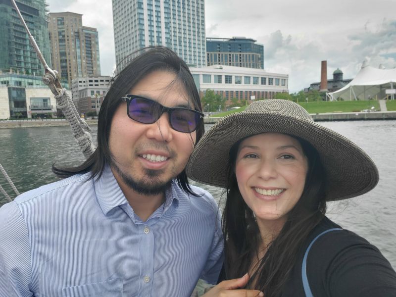 Enjoying a Boat Ride in Baltimore, Maryland