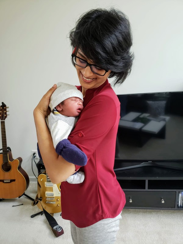 Jennine With Another New Addition in the Family