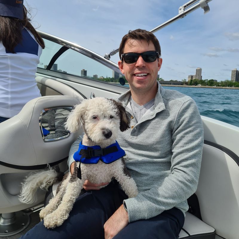 Jeff & Hans Boating