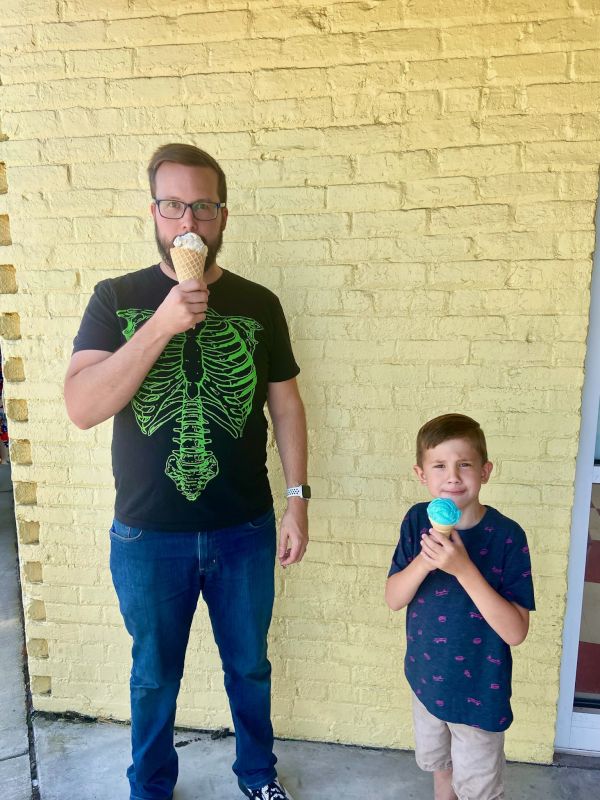 Ice Cream With Our Nephew