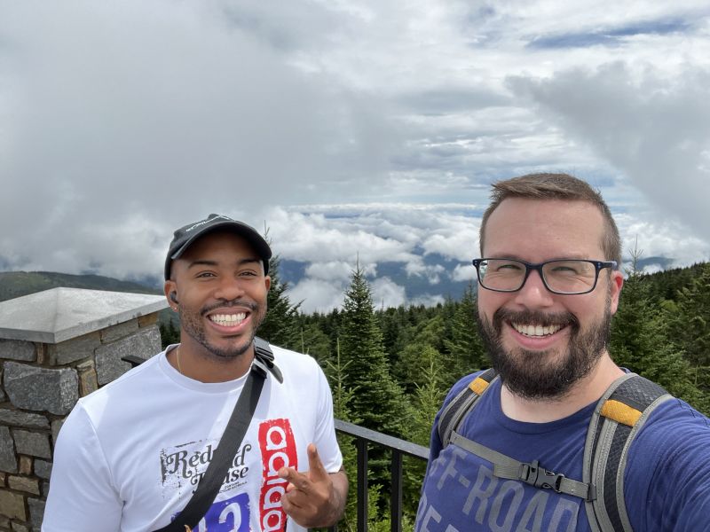 Brett & a Friend at Mitchell State Park