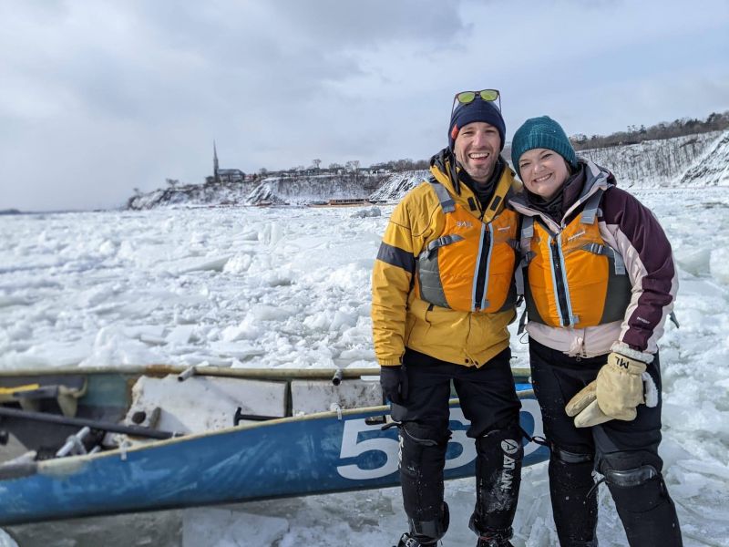 Ice Canoeing in Canada