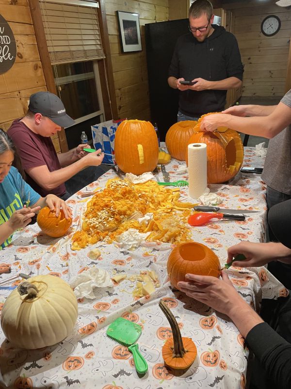 Pumpkin Carving With Friends