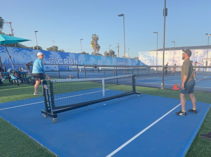 Playing Pickleball