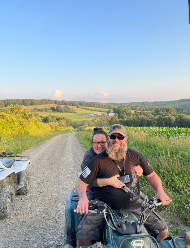 Riding ATV's in Upstate New York