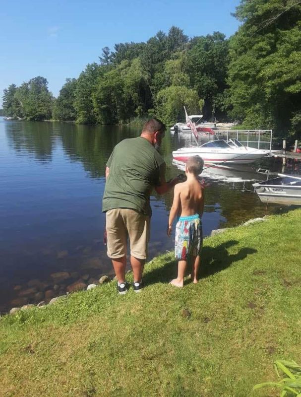 Ryan Fishing With Our Nephew