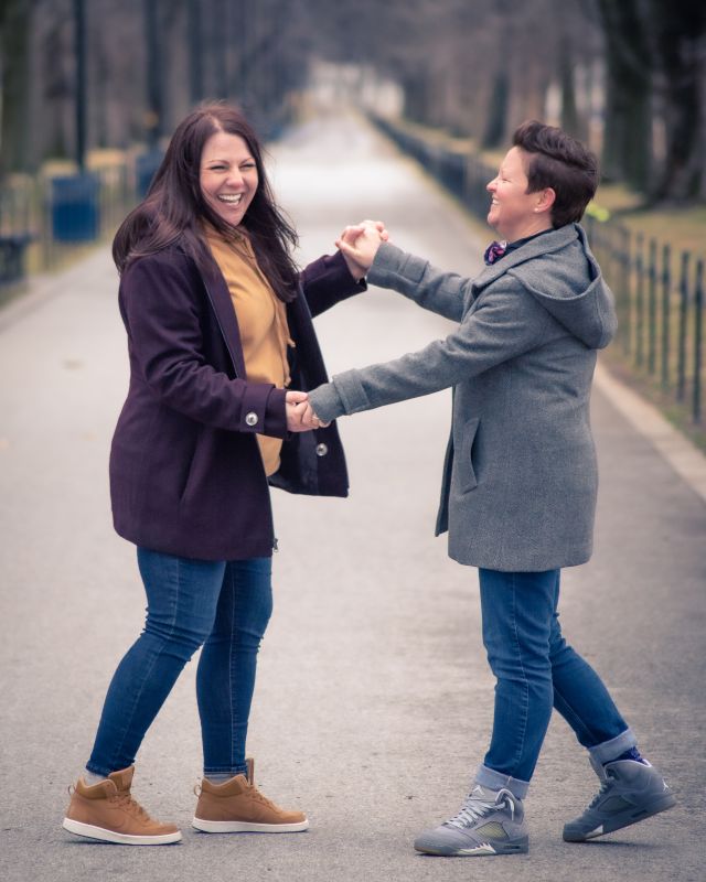 Sharing a Dance Between Photos