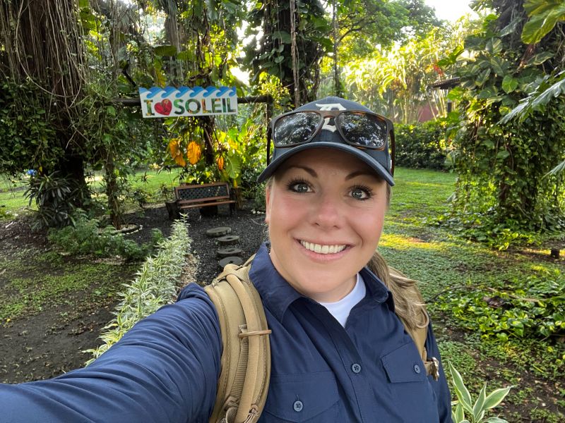 Amanda Exploring the Jungles of Guatemala