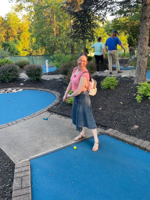 Playing Minigolf