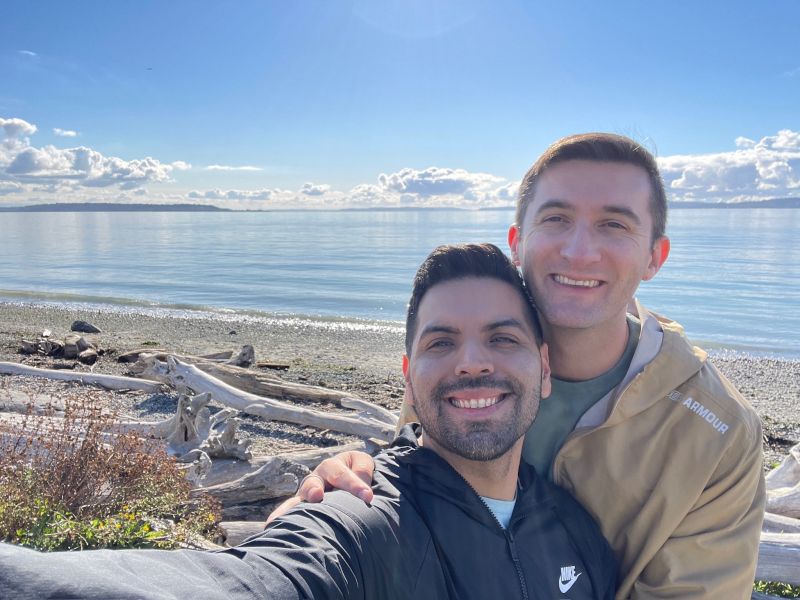 WAlking on a Beach in Seattle