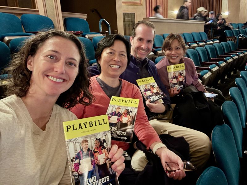 An Evening at the Theater with our Siblings.