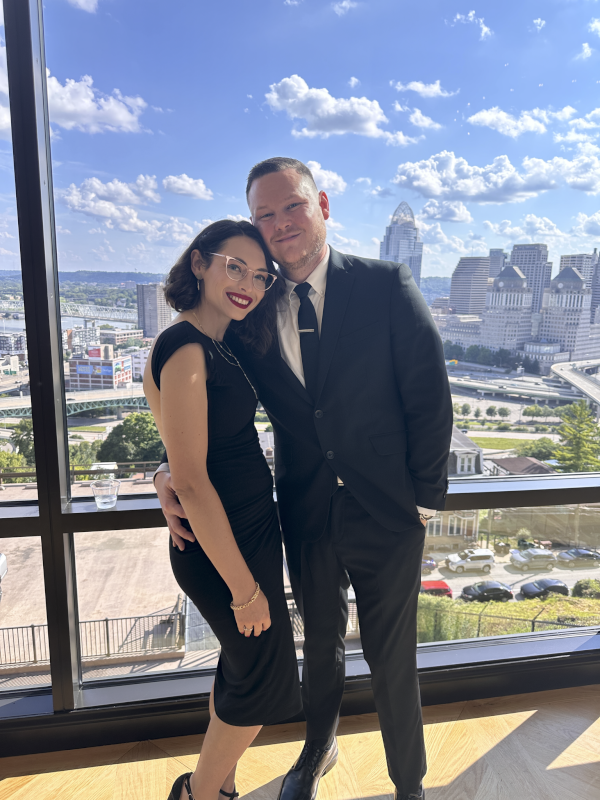 At Michael's Sister's Wedding