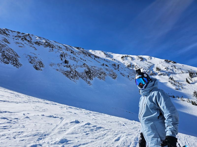 Stephen Snowboarding
