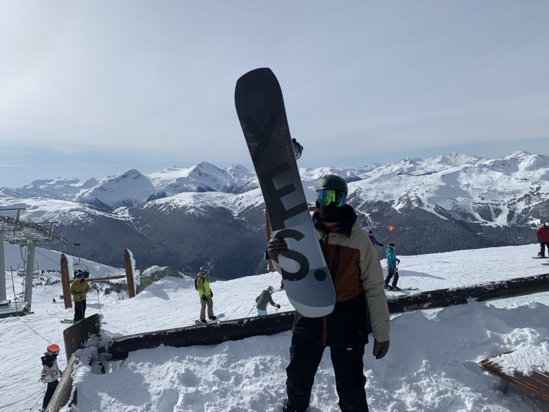 Snowboarding with Friends