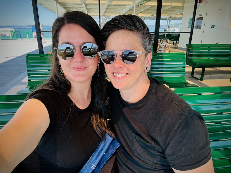 Ferry to Edmond's for Ali's Birthday