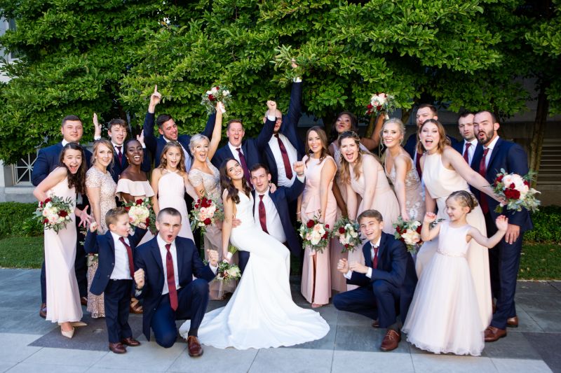 Us on Our Wedding Day