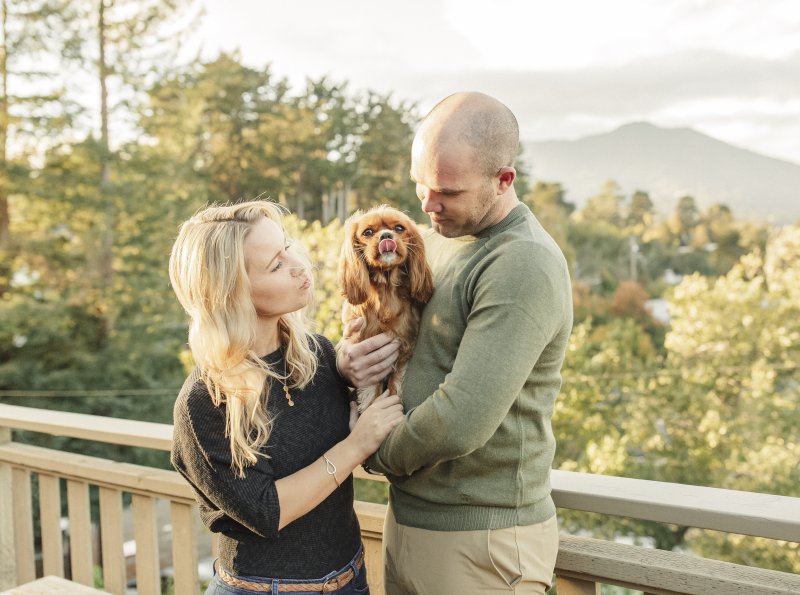 On Our Deck With Olivia