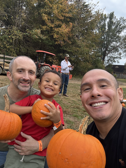 All Smiles at the Pumpkin Patch