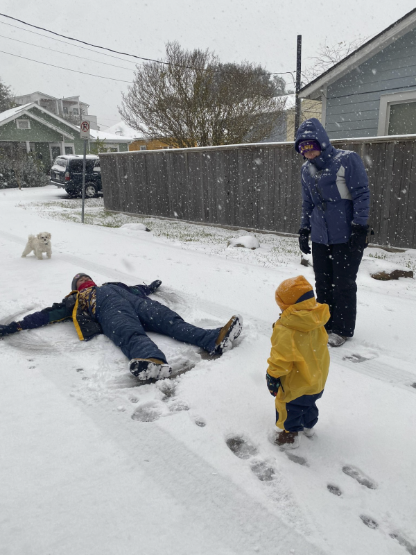 Playing in the Snow