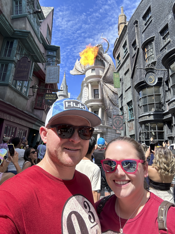 At Harry Potter World