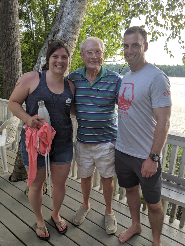 With Grandpa