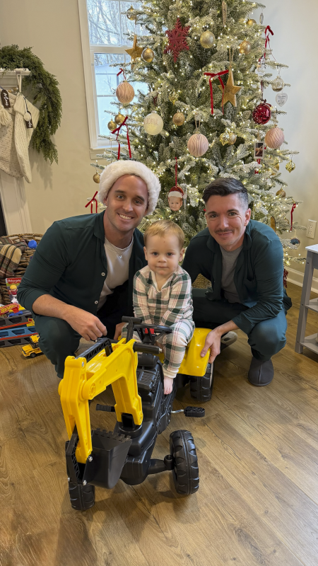 Spoiling Our Nephew on Christmas