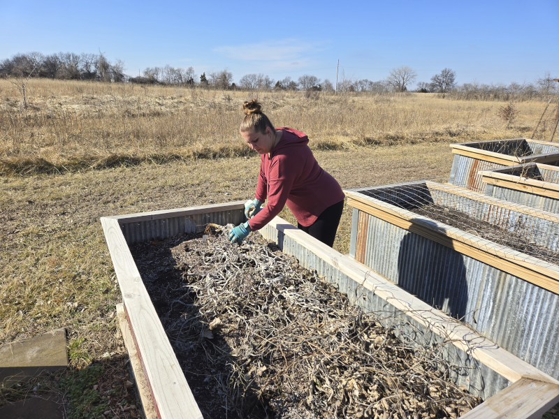 Alicia Tending the Garden