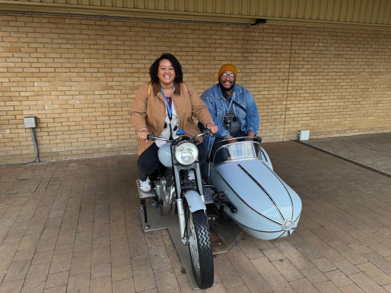 Enjoying the Harry Potter Studio in England