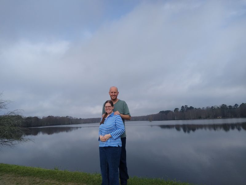 A Cloudy Day by the Lake