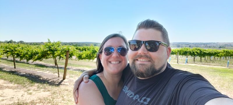 At a Winery