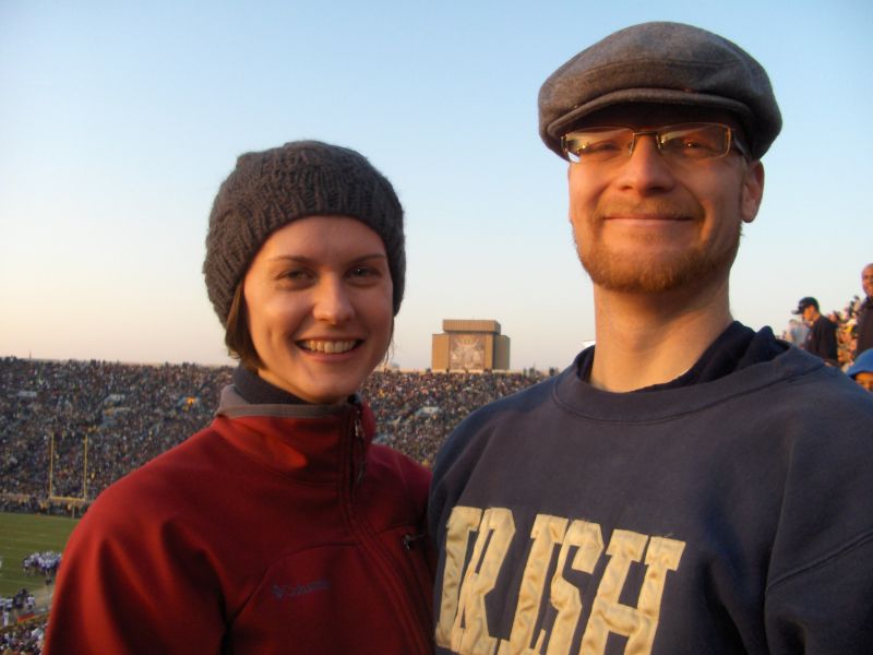 Notre Dame Football Game - Go Irish!