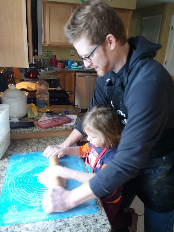 Making Tortillas With Dad