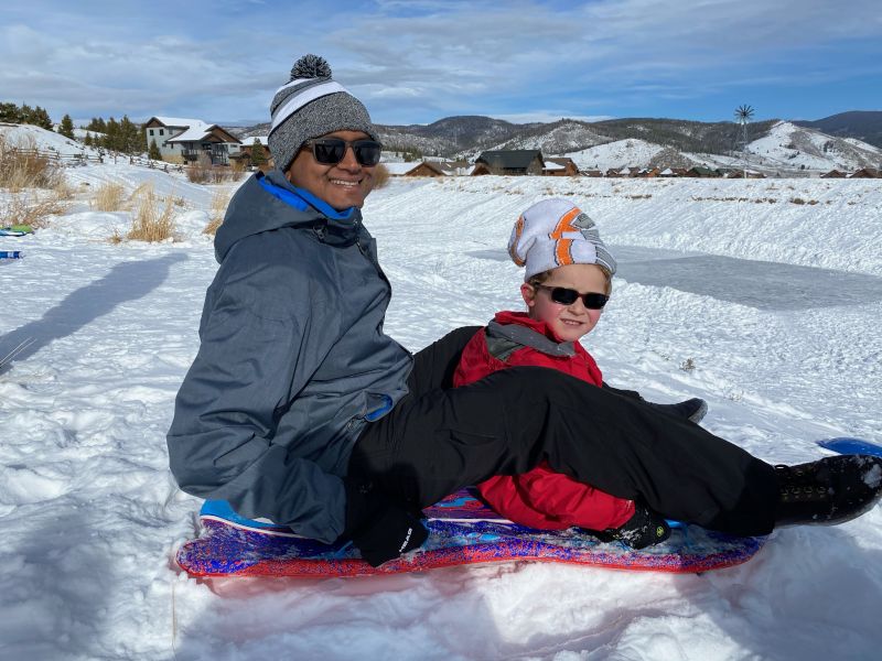 Sledding!