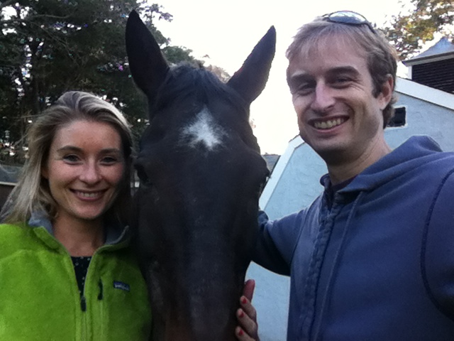 With Katrina's Horse