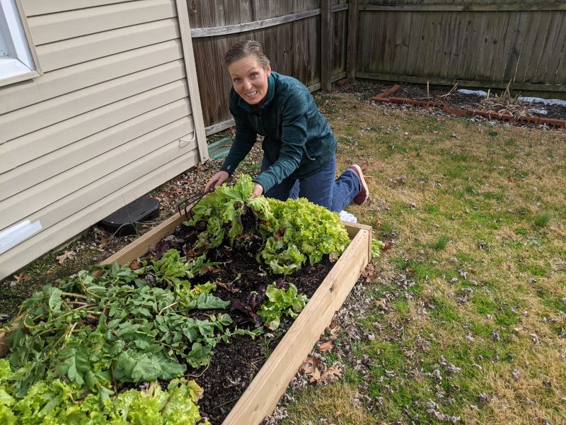 Terri in Her Garden